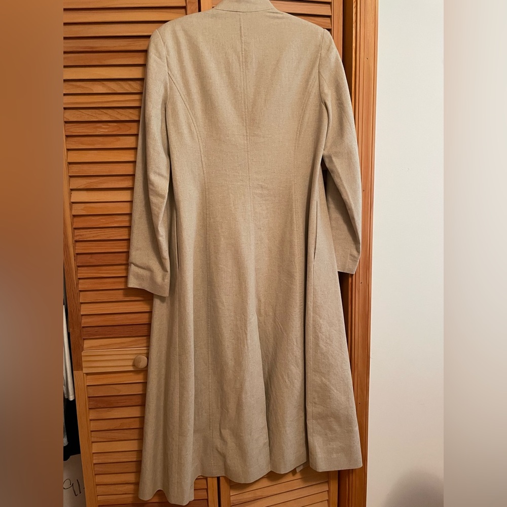 Duster Type Coat, Split Back, Great With Boots! - image 2